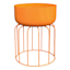 Sunny Club Orange Metal Planter Stand, 15"