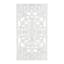 Found & Fable White Carved Wooden Wall Decor, 17x31