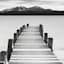 Lake Pier Canvas Wall Art, 16x20