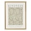 Framed Kindness Botanical Canvas Wall Art, 13.5x17.5