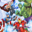 Avengers Group Canvas Wall Art, 11x14