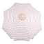 Providence Premium Pink Awning Stripe Round Patio Umbrella, 9'