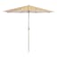 Honeybloom Premium Yellow Stripe Round Patio Umbrella, 9'