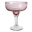 Amethyst Crackle Glass Margarita Glass