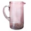 Amethyst Crackle Glass Pitcher