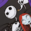 Nightmare Before Christmas Jack, Sally & Zero Canvas Wall Art, 11x14