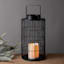 Found & Fable LED Metal Wire Lantern, 7x12