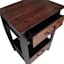 Providence 2-Drawer & 1-Shelf Wooden Side Table