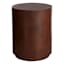 Winslow Round Wooden End Table, Brown