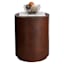 Winslow Round Wooden End Table, Brown