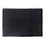 Essential Noodle Black Bath Rug, 20x34