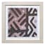 Tracey Boyd Glass Framed Tribal Print Wall Art, 19"
