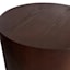 Winslow Round Wooden End Table, Brown
