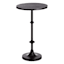 Calvin Black Metal Accent Table, 22"