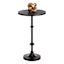 Calvin Black Metal Accent Table, 22"