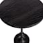 Calvin Black Metal Accent Table, 22"