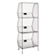 3-Tier Mesh Shelf, Black