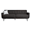 Crosby St. Hadley Tufted Back Sofa, Charcoal Grey