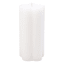 Providence White Flower Pillar Candle, 3x6