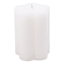 Providence White Flower Pillar Candle, 3x4