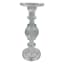 Providence Clear Glass Candle Holder, 11.8"