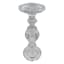 Providence Clear Glass Candle Holder, 11.8"
