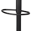 Dakota Adjustable Modern Industrial Black Barstool, 29"
