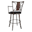 Providence Renata Oversized Faux Leather Barstool, 29.5"
