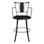 Providence Renata Oversized Faux Leather Barstool, 29.5"