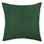 Emerald Green Torrey Faux Suede Throw Pillow, 24"