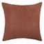 Baked Clay Torrey Faux Suede Throw Pillow, 24"