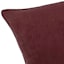 Mulberry Red Torrey Faux Suede Throw Pillow, 18"