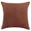Baked Clay Torrey Faux Suede Throw Pillow, 18"
