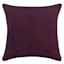 Purple Torrey Faux Suede Throw Pillow, 18"