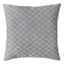 Grey Jacquard Diamond Textured Throw Pillow, 18"