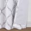 Ivory & Grey Blackout Grommet Curtain Panel, 84"