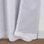 Sun Shield Brent Ivory & White Embroidered Blackout Grommet Single Curtain Panel, 84"
