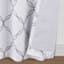 Ivory & Grey Blackout Grommet Curtain Panel, 95"