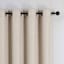 Sun Shield Linen Blackout Grommet Curtain Panel, 84"