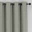 Sun Shield Tattersol Green Blackout Grommet Curtain Panel, 84"