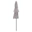 3-Tier Grey Crank & Tilt Round Patio Umbrella, 9'