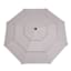 3-Tier Grey Crank & Tilt Round Patio Umbrella, 9'