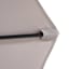 3-Tier Grey Crank & Tilt Round Patio Umbrella, 9'