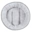 Dark Grey Faux Suede Donut Pet Bed, 18"