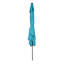 Turquoise Rectangle LED Patio Umbrella, 6.5x10'