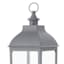 Dark Grey Pre-Lit LED Floor Lantern, 28"