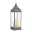 Dark Grey Pre-Lit LED Floor Lantern, 28"