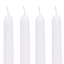 10-Pack White Unscented Taper Candles, 10.5"