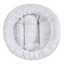 Grey Faux Suede & Microtec Donut Pet Bed, 18"