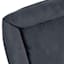 Grey Corduroy Cuffed Pet Bed, 18x22